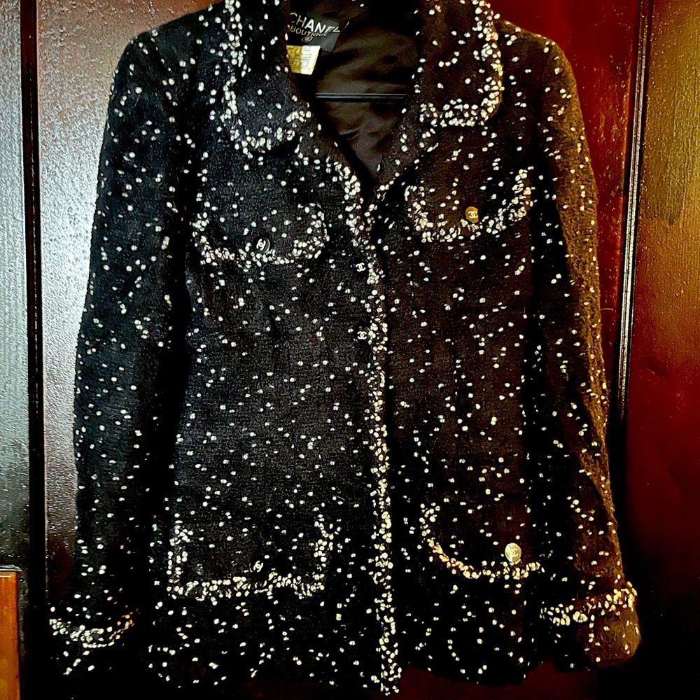 Iconic Chanel snow storm jacket